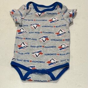 Toronto Blue Jays Gray and Blue Baby Onesie 3m